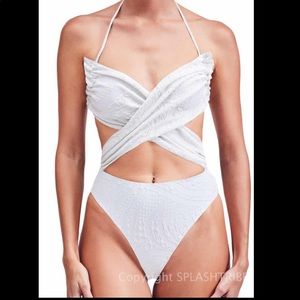 NWT Devon Windsor Astrid One Piece Swimsuit L